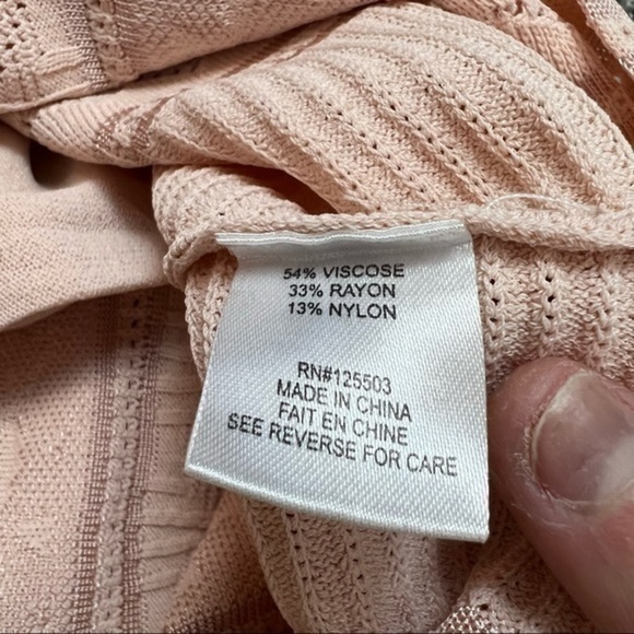 Ronny Kobo womens pink stretch Christina Pointelle dress size XS - Picture 15 of 16